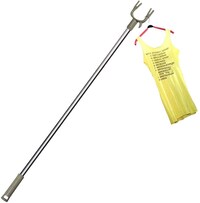 Picture of Takako Long Reach Steel Hand Stick Grabber, Silver & Grey