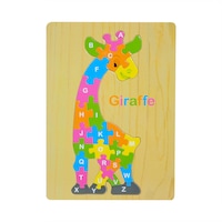 Picture of English Alphabet  Giraffe Jigsaw Puzzle