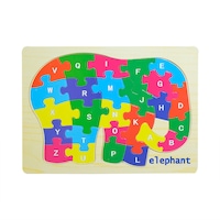 Picture of English Alphabet Elephant Jigsaw Puzzle