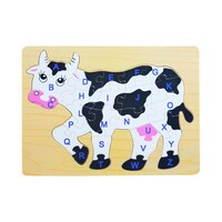 Picture of English Alphabet Cow Jigsaw Puzzle