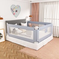 Picture of Elephant Anti-Fall Bed Fence - 80x200cm, Grey