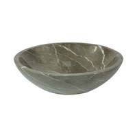 Picture of Round Bowl Ceramic Countertop Washbasin, Coffee Brown
