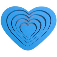 Picture of 3D Heart Shaped Wall Stickers, Blue