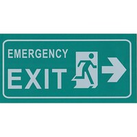 Picture of ZL Emergency Exit Right Direction Sticker, 15 x 30 cm
