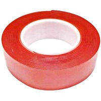 Picture of ZL Double Side Clear Acrylic Tape, Red - 0.2cm x 2M