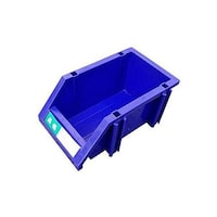 Picture of HQ Polypropylene Plastic Bolts & Nuts Storage Container, Blue - 25 x 15 x 12cm