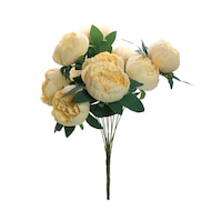 Picture of Heaven Artificial Silk Peony Flowers Bunch