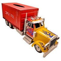 Picture of Dubai Vintage Truck Model Tissue Container, Red