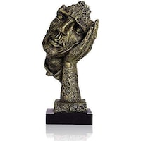 Picture of Creative The Thinker Hand on Face Statue
