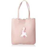 Picture of Christmas Tree Designed Korean Style Tote Bag, Pink