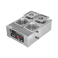 Picture of Stainless Steel Chocolate Melting Machine with 4 Tank, 1500W, 17.6LB