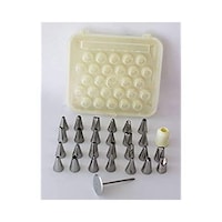 Picture of Cake Decorating Cream Piping Nozzles, Set of 28