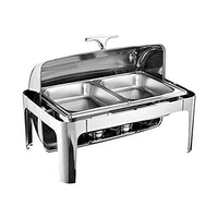 Picture of Efficient Dual Oblong Food Warmer, 9L, Silver