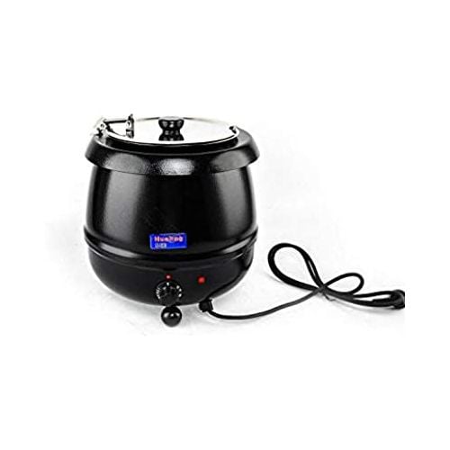 black cast iron 10l electric soup