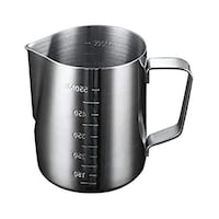 Picture of Grace Kitchen Measuring Frothing Pitcher Milk Jug, Silver