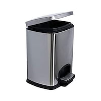 Picture of Grace Stainless Step-On Waste Bin, 12 Liters