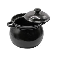 Picture of High Temperature Cooking Clay Pot, Black