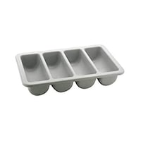 Picture of 4 Divisions PVC Cutlery Holder, Grey