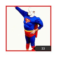 Picture of Boy's Muscle Superman Superhero Fancy Costume