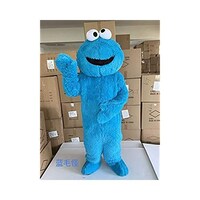 Picture of Elmo Blue Adult Halloween Mascot Costume, Adult, One Size