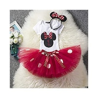 Picture of Girl Newborn 1st and 2nd Birthday 3 Pcs Outfits