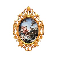 Picture of Lingwei European Style Wall Mounted Mirror, Gold, Medium
