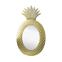 Picture of Nordic Pineapple Geometric Shaped Vanity Mirror for Decoration, Gold