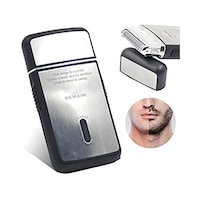 Picture of Portable Mini Electric Shaver for Men, Silver and Black
