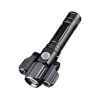 Picture of Gluckluz LED Bright 3 Head USB Rechargeable Flashlight