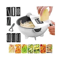 Picture of 9 in 1 Multi-functional Vegetable Cutter With Drain Basket