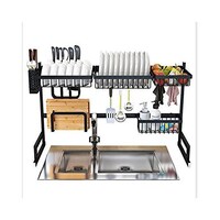 Picture of Stainless Steel Dish Drainer Organiser Rack Over Sink