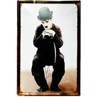 Picture of Celebrity Charlie Chaplin License Plate Tin Signs
