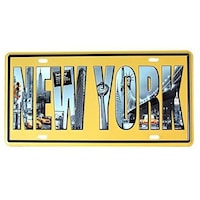 Picture of Vintage New York Car Auto Tag Metal License Plate