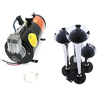 Picture of Train Horn Trumpet Car Kit with 150Psi Air Compressor, 12V