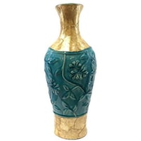 Picture of Dubai Vintage Modern Ceramic Flower Vase, Blue