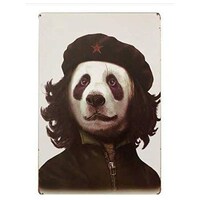 Picture of Panda Face Retro Vintage Bar Metal Tin Sign