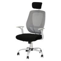 Picture of Huimei High Back Office Chair, Grey and Black, MA-319