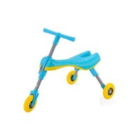 Picture of Three Wheeled Scuttlebug Foldable Scooters, Blue & Yellow