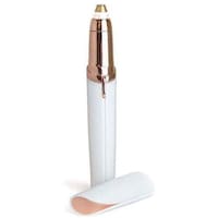 Picture of Electric Eyebrow Hair Remover Epilator Pen, Rose Gold & White