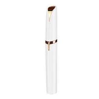 Picture of Electric Eyebrow Hair Remover Epilator Pen, White & Gold