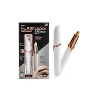 Picture of Elegant Eyebrow Hair Remover, White & Gold