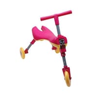 Picture of Foldable Kids Scooter, Pink & Yellow