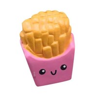 Picture of French Fries Squishy Toy, Pink & Brown