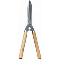 Picture of Wooden Handled Hedge Bonsai Pruner Shear Garden Tools, Beige & Silver