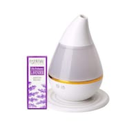 Picture of Mini USB Aromatherapy Humidifier with Lavender Oil, White