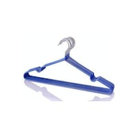 Picture of Non-Slip Stainless Steel Hook Hangers Set, 10 Pieces, Blue
