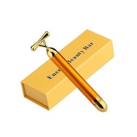 Picture of 24K Gold Plated Facial Vibration Massager Stick Gold & Rose Gold