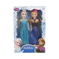 Picture of 2-Pieces Frozen Anna And Elsa Doll Set