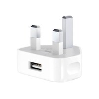 Picture of 3 Pin USB To Power Wall Charger Adapter, White