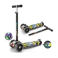 Picture of Kids 3 Wheel Kick Scooter, Height Adjustable Foldable Assemble Free